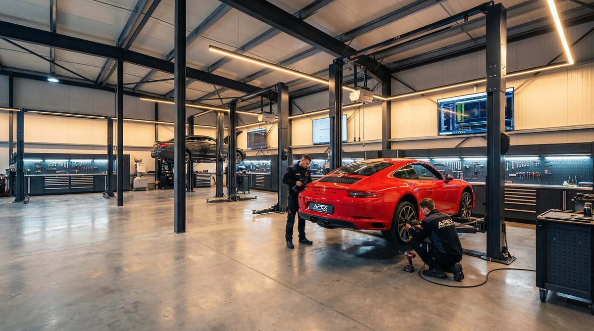 日本三级汽车改装门店实景